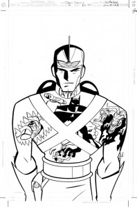 JL Adv #26 cover inks JL Adv #26 cover inks