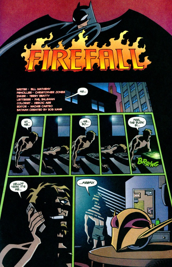 Batman Strikes #8 Title Page Batman Strikes #8 Title Page