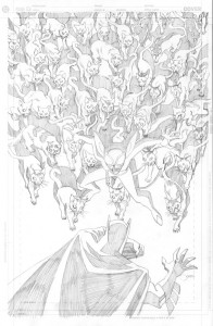 Batman Strikes #13 - cover pencils Batman Strikes #13 - cover pencils