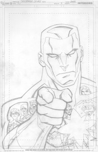 Young Justice #9 - cover pencils Young Justice #9 - cover pencils