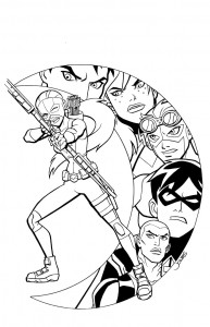 YJ Cover #7 inks YJ Cover #7 inks