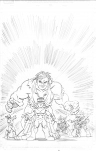 Squad Cover #4 pencils Squad Cover #4 pencils
