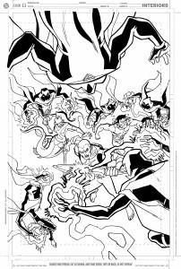 Young Justice #14 - cover rough 2 Young Justice #14 - cover rough 2