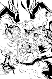 Young Justice #14 - Cover Inks Young Justice #14 - Cover Inks