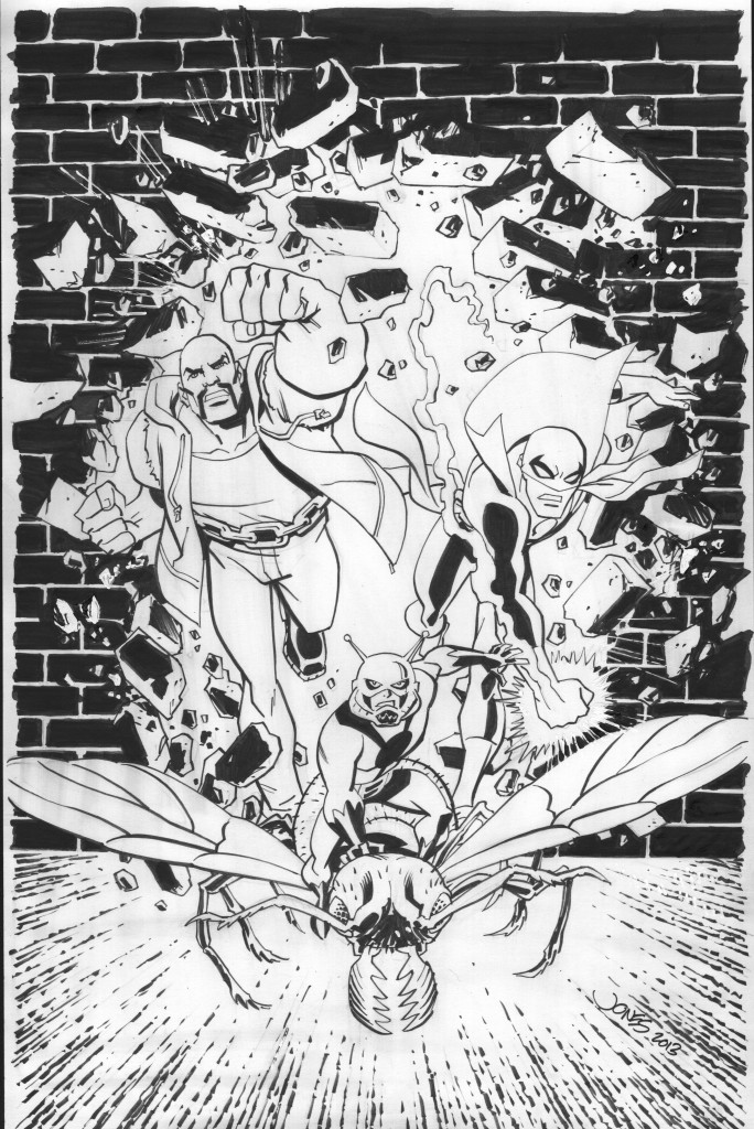 A EMH #17 Cover Ink Scan