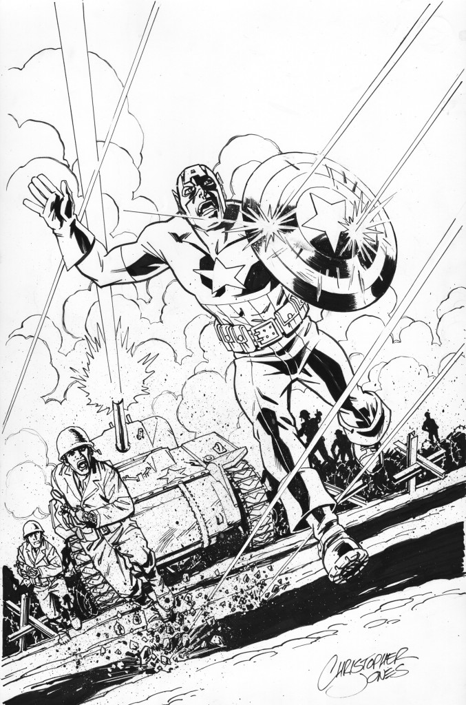 Captain America pin-up inks prev