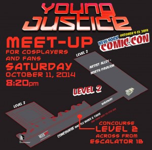 NYCC 2014 YJ Meet Up Map