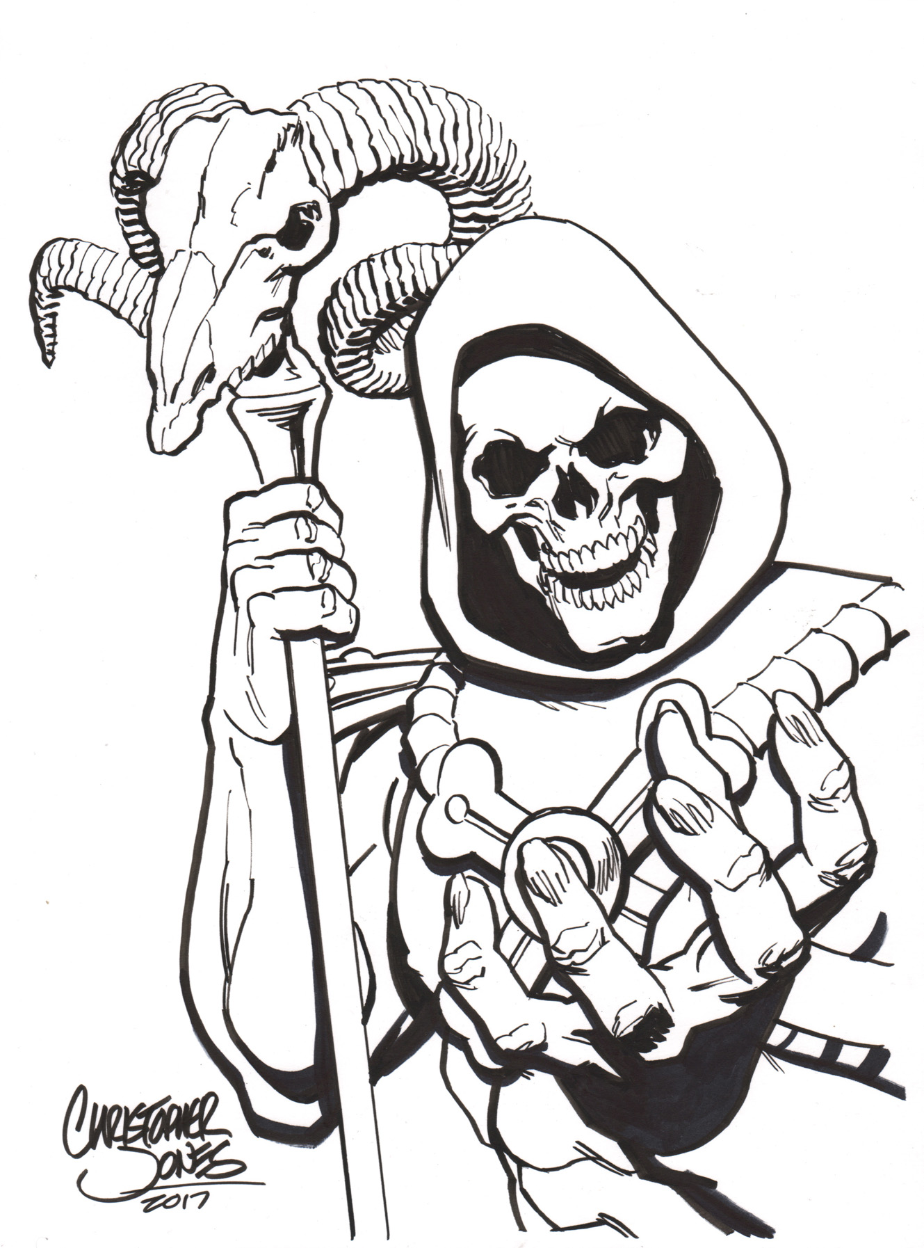 skeletor sketch